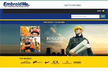 Tablet Screenshot of embroidme-verobeach.com